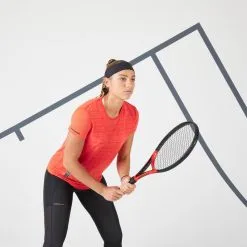 Camiseta De Tenis Manga Corta Mujer Artengo Light 990 Naranja -ZAS Ventas camiseta de tenis manga corta mujer artengo light 990 naranja 4