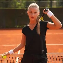 Camiseta De Tenis Manga Corta Mujer Infinite Athletic Pro Edition Negra -ZAS Ventas camiseta de tenis manga corta mujer infinite athletic pro edition negra 3