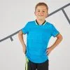 Camiseta De Tenis Manga Corta Niños TTS900 Artengo Azul