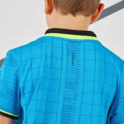 Camiseta De Tenis Manga Corta Niños TTS900 Artengo Azul -ZAS Ventas camiseta de tenis manga corta nios tts900 artengo azul 4