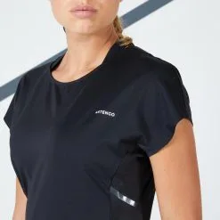 Camiseta De Tenis Manga Corta Transpirable Mujer Artengo Dry Soft 500 Negro -ZAS Ventas camiseta de tenis manga corta transpirable mujer artengo dry soft 500 negro 3