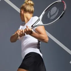 Camiseta De Tenis Manga Corta Transpirable Mujer Artengo Essentiel 100 Blanco -ZAS Ventas camiseta de tenis manga corta transpirable mujer artengo essentiel 100 blanco 2