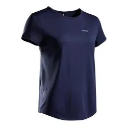 Camiseta De Tenis Manga Corta Transpirable Mujer Artengo Essentiel 100 Blanco -ZAS Ventas camiseta de tenis manga corta transpirable mujer artengo essentiel 100 marino