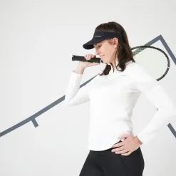 Camiseta De Tenis Mujer Manga Larga Artengo TS TH 900 Negro -ZAS Ventas camiseta de tenis mujer manga larga artengo ts th 900 blanco roto