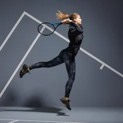 Camiseta De Tenis Mujer Manga Larga Artengo TS TH 900 Negro -ZAS Ventas camiseta de tenis mujer manga larga artengo ts th 900 negro 2