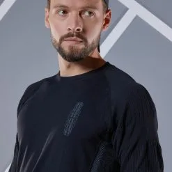 Camiseta De Tenis Térmica Negra Manga Larga Hombre Artengo TTS -ZAS Ventas camiseta de tenis termica negra manga larga hombre artengo tts 3