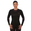 Camiseta Interior Térmica De Esquí Mujer Wedze Ski 580 Negro