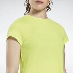 Camiseta Manga Corta Activchill Mujer Reebok Workout Ready Amarillo -ZAS Ventas camiseta manga corta activchill mujer reebok workout ready amarillo 4