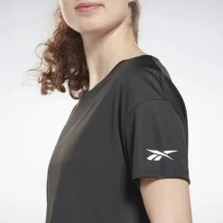 Camiseta Manga Corta Mujer Reebok Logo Negro -ZAS Ventas camiseta manga corta mujer reebok logo negro 4