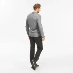 Snowboard -ZAS Ventas camiseta montaa y trekking de manga larga hombre quechua mh550 gris 1