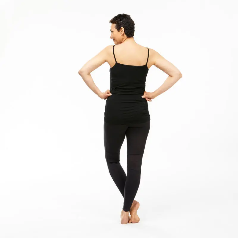 Camiseta Montaña Y Trekking Lana Merino Tirantes Mujer Forclaz MT500 3 Camiseta Montaña Y Trekking Lana Merino Tirantes Mujer Forclaz MT500 - Imagen 3