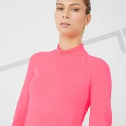 Camiseta Running Manga Larga Sin Costuras Mujer Kiprun Skincare Rosa -ZAS Ventas camiseta running manga larga sin costuras mujer kiprun skincare rosa 4