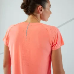 Camiseta Running Mujer - KIPRUN LIGHT Rojo Coral -ZAS Ventas camiseta running mujer kiprun light rojo coral 4