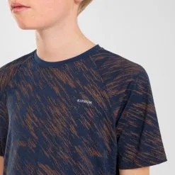 KUPIMA Camiseta Running Sin Costuras Niños - KIPRUN CARE Azul Marino Naranja -ZAS Ventas camiseta running sin costuras nios kiprun care azul marino naranja 2