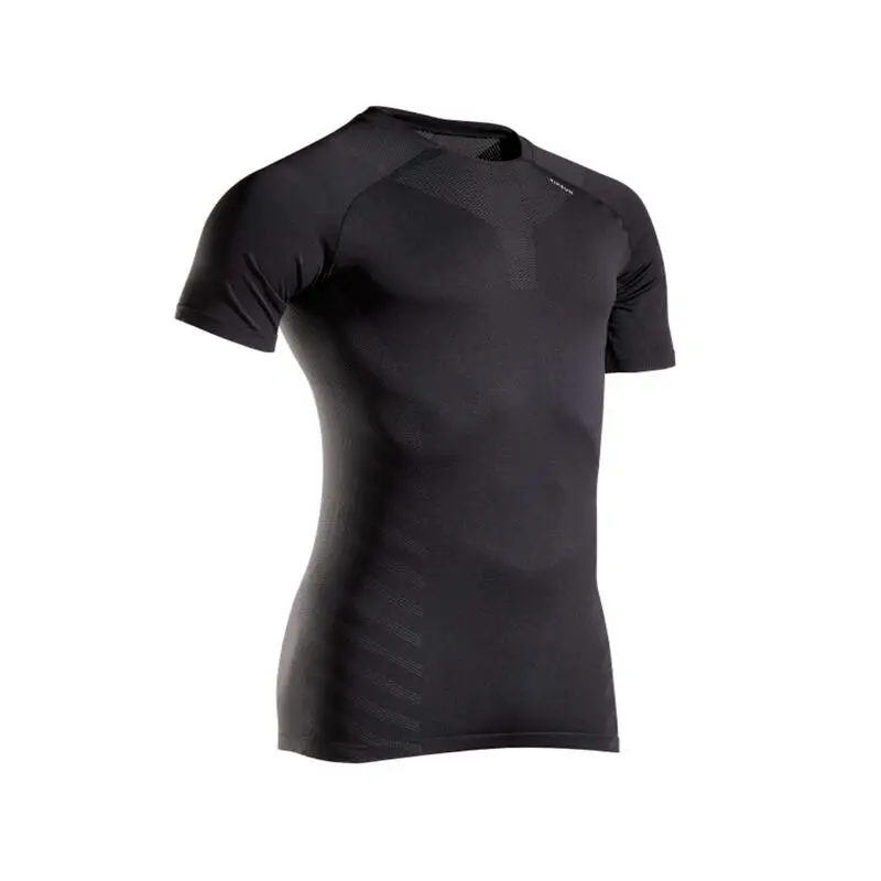 Camiseta Running Transpirable Hombre - KIPRUN SKINCARE NEGRO 4 Camiseta Running Transpirable Hombre - KIPRUN SKINCARE NEGRO - Imagen 4