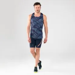 Kalenji Camiseta Sin Mangas Atletismo Hombre Azul