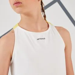 Camiseta Sin Mangas De Tenis Niña Artengo TTK 900 Marfil -ZAS Ventas camiseta sin mangas de tenis nia artengo ttk 900 marfil 2