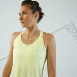 Camiseta Sin Mangas Running Sujetador-top Integrado Mujer - KIPRUN CARE Amarillo -ZAS Ventas camiseta sin mangas running sujetador top integrado mujer kiprun care amarillo 3