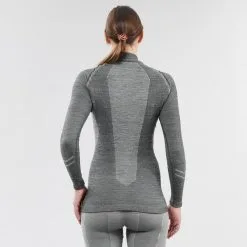 Camiseta Térmica De Esquí Y Nieve Interior Wedze Ski 900 Mujer Lana Gris -ZAS Ventas camiseta termica de esqui y nieve interior wedze ski 900 mujer lana gris 3