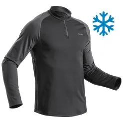 Camiseta Térmica De Montaña Trekking Manga Larga Hombre Quechua SH100 Warm Negra -ZAS Ventas camiseta termica de montaa trekking manga larga hombre quechua sh100 warm negra 3