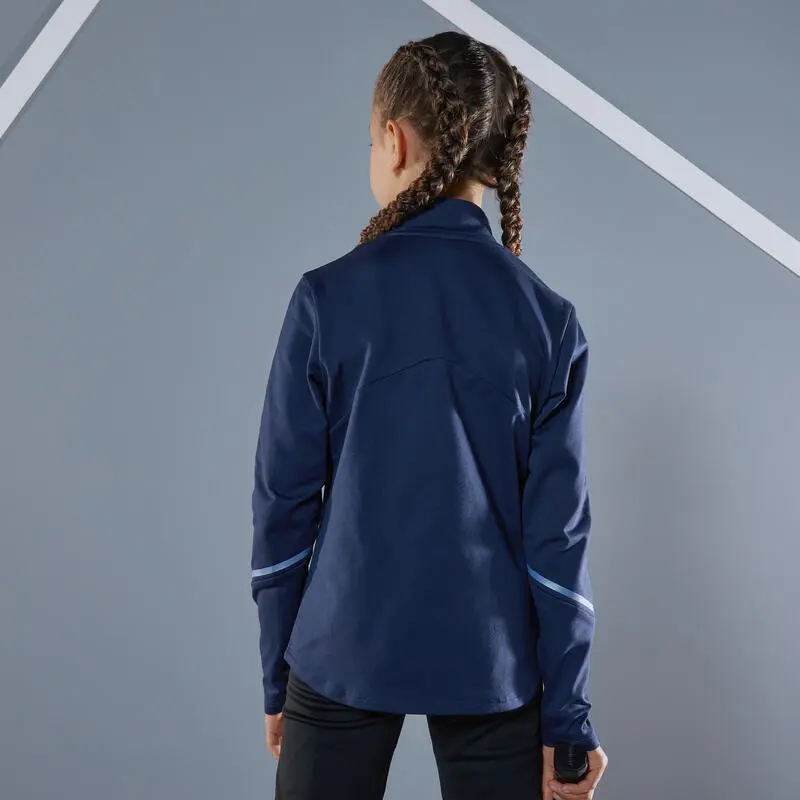 Camiseta Térmica De Tenis Niña Artengo 500 Azul Marino 3 Camiseta Térmica De Tenis Niña Artengo 500 Azul Marino - Imagen 3