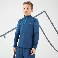 Camiseta Térmica De Tenis Niños Artengo 500 Negro Rojo -ZAS Ventas camiseta termica de tenis nios artengo 500 azul