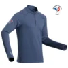 WEDZE Camiseta Térmica Esquí Hombre - BL 500 FFS 1/2 Cremallera - Rojo