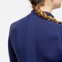 Camiseta Térmica Interior De Esquí Y Nieve 1/2 Cremallera Mujer Wedze 500 Azul -ZAS Ventas camiseta termica interior de esqui y nieve 12 cremallera mujer wedze 500 azul 4