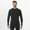 Camiseta Térmica Interior De Esquí Y Nieve Hombre Wedze Ski BL100 Negro