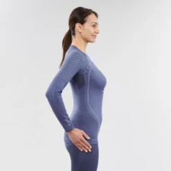 Camiseta Térmica Interior De Esquí Y Nieve Mujer Wedze BL 980 Azul -ZAS Ventas camiseta termica interior de esqui y nieve mujer wedze bl 980 azul 3