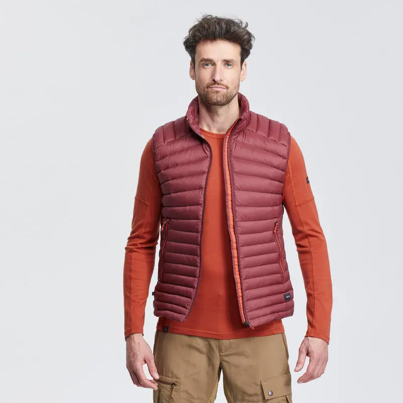 Chaleco Acolchado De Montaña Y Trekking Plumón Hombre Forclaz MT100 Azul 6 Chaleco Acolchado De Montaña Y Trekking Plumón Hombre Forclaz MT100 Azul - Imagen 6