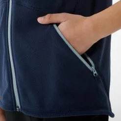 Chaleco Polar De Montaña Y Trekking Niños 7-15 Años Quechua MH150 Azul Marino -ZAS Ventas chaleco polar de montaa y trekking nios 7 15 aos quechua mh150 azul marino 2