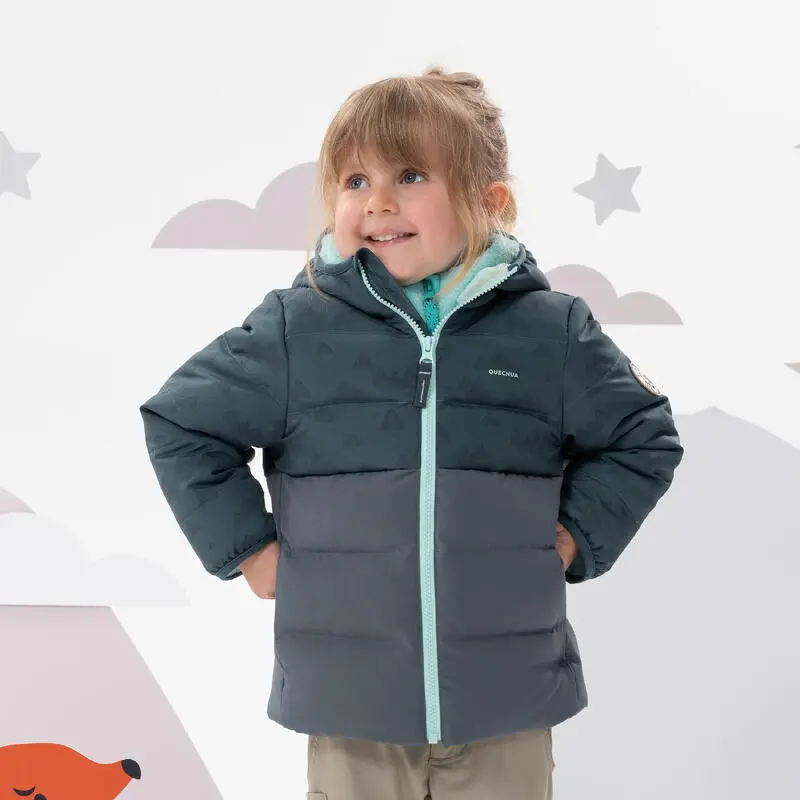 Chaqueta Acolchada De Montaña Y Trekking Niños 2-6 Años Quechua MH500 1 Chaqueta Acolchada De Montaña Y Trekking Niños 2-6 Años Quechua MH500
