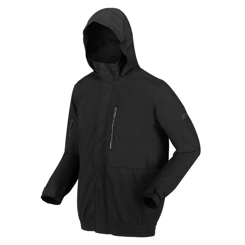 Regatta Chaqueta Bomber Feelding Lineal Para Hombre Negro 3 Regatta Chaqueta Bomber Feelding Lineal Para Hombre Negro - Imagen 3