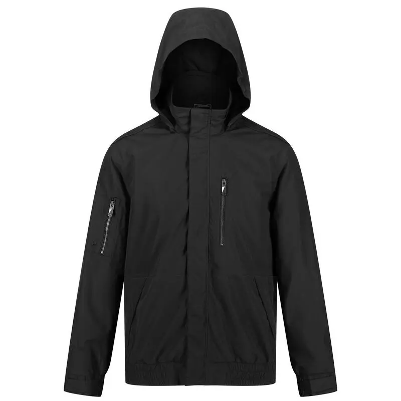 Regatta Chaqueta Bomber Feelding Lineal Para Hombre Negro 1 Regatta Chaqueta Bomber Feelding Lineal Para Hombre Negro