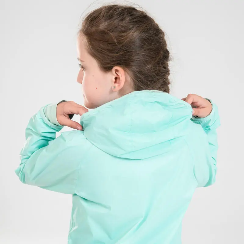 KIPRUN Chaqueta Cortaviento Running Niños Wind Turquesa 2 KIPRUN Chaqueta Cortaviento Running Niños Wind Turquesa - Imagen 2