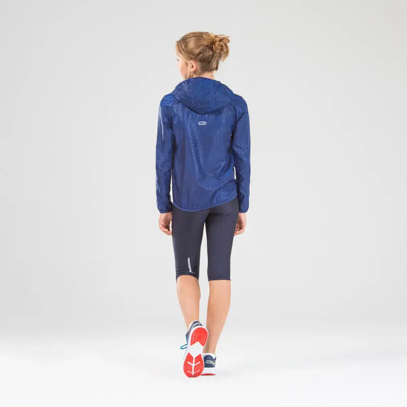 KIPRUN Chaqueta Cortavientos Atletismo Kalenji AT 100 Niños Azul 4 KIPRUN Chaqueta Cortavientos Atletismo Kalenji AT 100 Niños Azul - Imagen 4