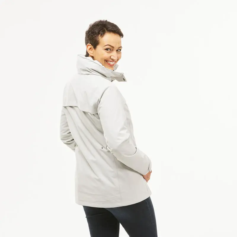 Chaqueta De Montaña Y Trekking 3 En 1 Impermeable Mujer Forclaz Travel 100 2 Chaqueta De Montaña Y Trekking 3 En 1 Impermeable Mujer Forclaz Travel 100 - Imagen 2