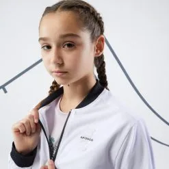 Artengo Chaqueta De Tenis Ligera Extensible Niño - ERGOLS - Blanco -ZAS Ventas chaqueta de tenis ligera extensible nio ergols blanco 3