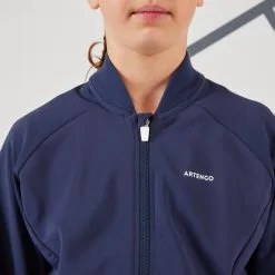 Chaqueta De Tenis Niña Artengo TJK500 Azul Marino -ZAS Ventas chaqueta de tenis nia artengo tjk500 azul marino 2