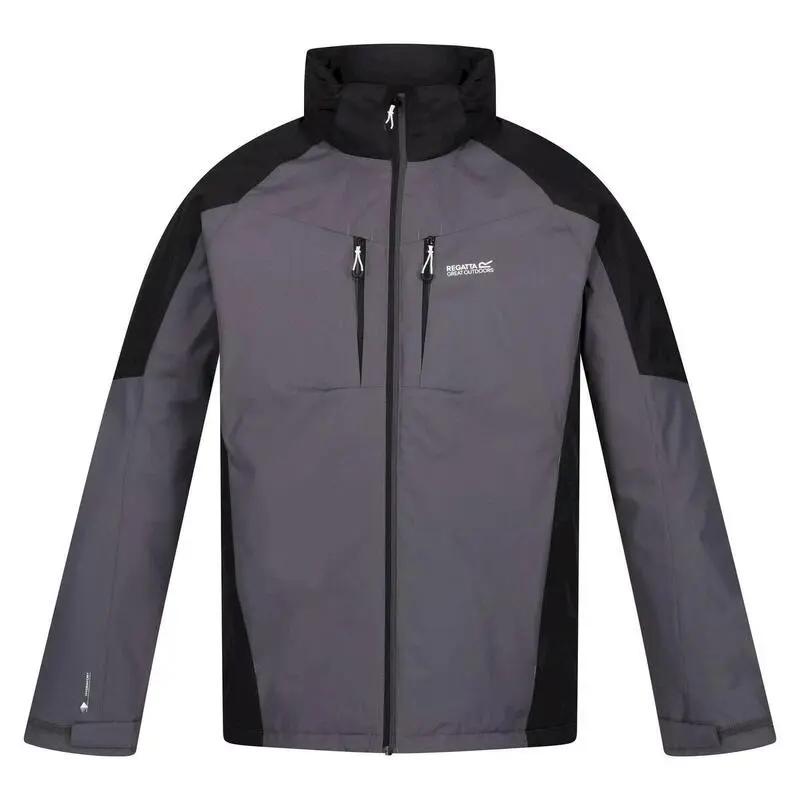 Regatta Chaqueta Impermeable Calderdale Para Hombre Verde Pacífico, Azul Almirante 4 Regatta Chaqueta Impermeable Calderdale Para Hombre Verde Pacífico, Azul Almirante - Imagen 4