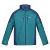 Regatta Chaqueta Impermeable Calderdale Para Hombre Verde Pacífico, Azul Almirante