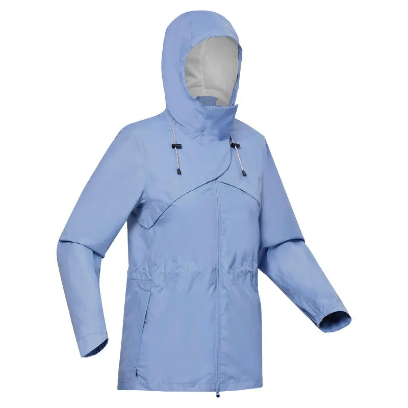 Chaqueta Impermeable De Montaña Y Trekking Mujer Quechua NH500 1 Chaqueta Impermeable De Montaña Y Trekking Mujer Quechua NH500