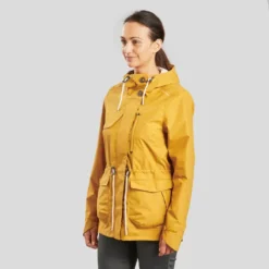 Chaqueta Impermeable De Montaña Y Trekking Mujer Quechua NH550