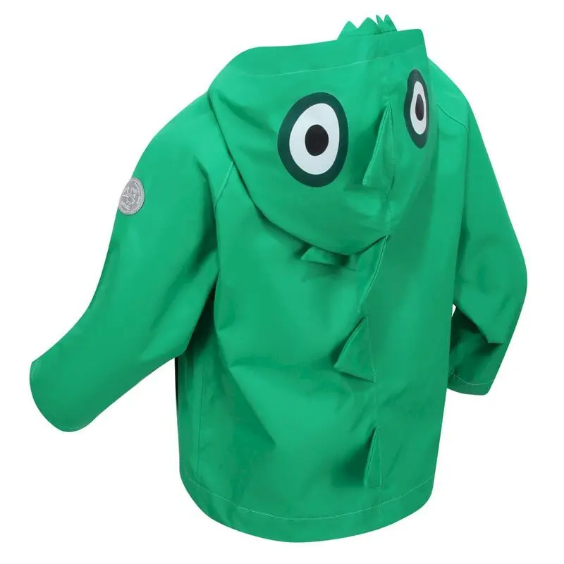 Regatta Chaqueta Impermeable De Peppa Pig Dinosaurio Verano Para Niños/Niñas Verde 2 Regatta Chaqueta Impermeable De Peppa Pig Dinosaurio Verano Para Niños/Niñas Verde - Imagen 2