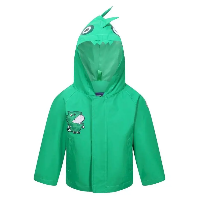 Regatta Chaqueta Impermeable De Peppa Pig Dinosaurio Verano Para Niños/Niñas Verde 1 Regatta Chaqueta Impermeable De Peppa Pig Dinosaurio Verano Para Niños/Niñas Verde