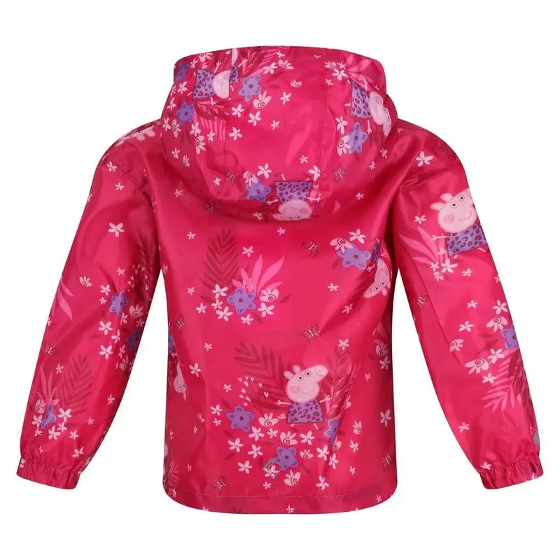 Regatta Chaqueta Impermeable De Peppa Pig Para Niños/Niñas Rosa Fusión 2 Regatta Chaqueta Impermeable De Peppa Pig Para Niños/Niñas Rosa Fusión - Imagen 2