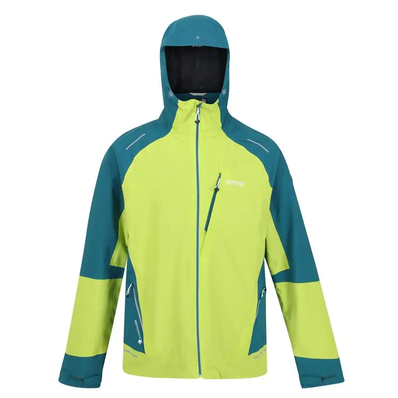 Regatta Chaqueta Impermeable Highton Pro Para Hombre Kiwi Llamativo, Verde Pacífico 1 Regatta Chaqueta Impermeable Highton Pro Para Hombre Kiwi Llamativo, Verde Pacífico
