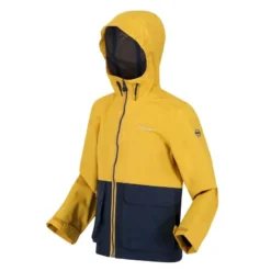 Regatta Chaqueta Impermeable Hywell Para Niños/Niñas Amarillo Dorado, Marino -ZAS Ventas chaqueta impermeable hywell para niosnias amarillo dorado marino 3