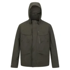 Regatta Chaqueta Impermeable Makai Para Hombre Negro -ZAS Ventas chaqueta impermeable makai para hombre caqui oscuro
